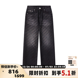 VETEMENTS直筒女士牛仔裤 301446 高腰显瘦宽松长裤