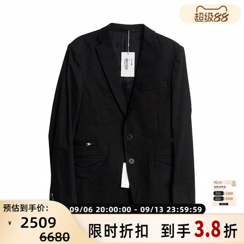 Versace/范思哲男士商务通勤休闲风西装外套 银泰百货 301596