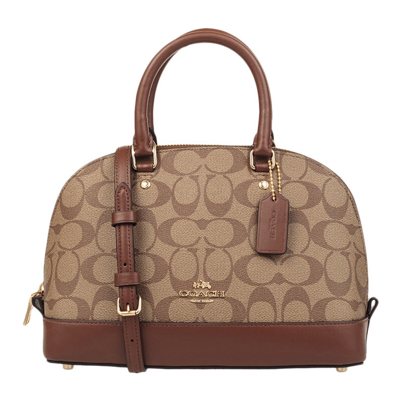 COACH蔻驰 女士复古简约优雅贝壳手提斜挎包300106