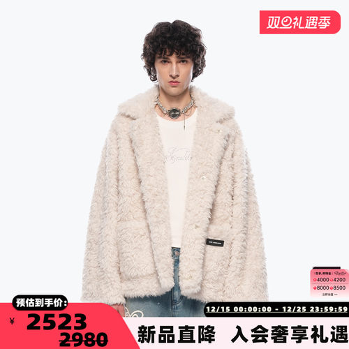 ANN ANDELMAN  秋冬新款男女同款立领毛毛外套银泰百货 301286