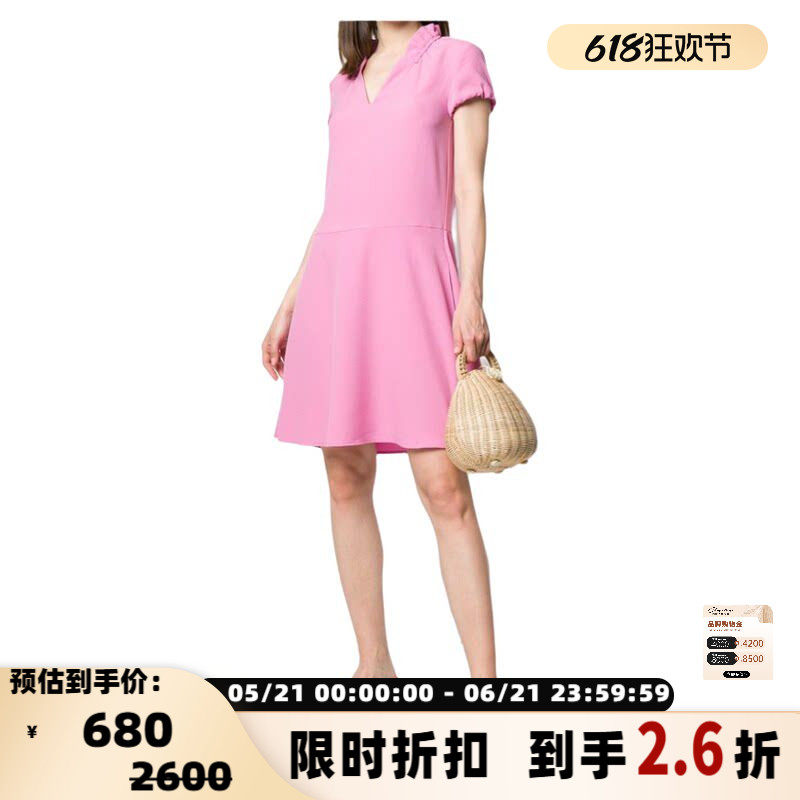 EMPORIO ARMANIV领女坎肩中长款A字连衣裙银泰百货 301604
