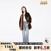 秋冬女士解构复古牛仔长裤 Valeria Obbaco 银泰百货精品301582