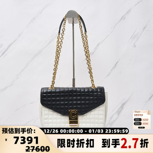 301596 黑白配色CBag链条包银泰百货精品 Celine 女士经典