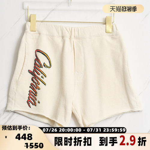 Mother 春夏款女士风景印花休闲短裤银泰百货精品 301596