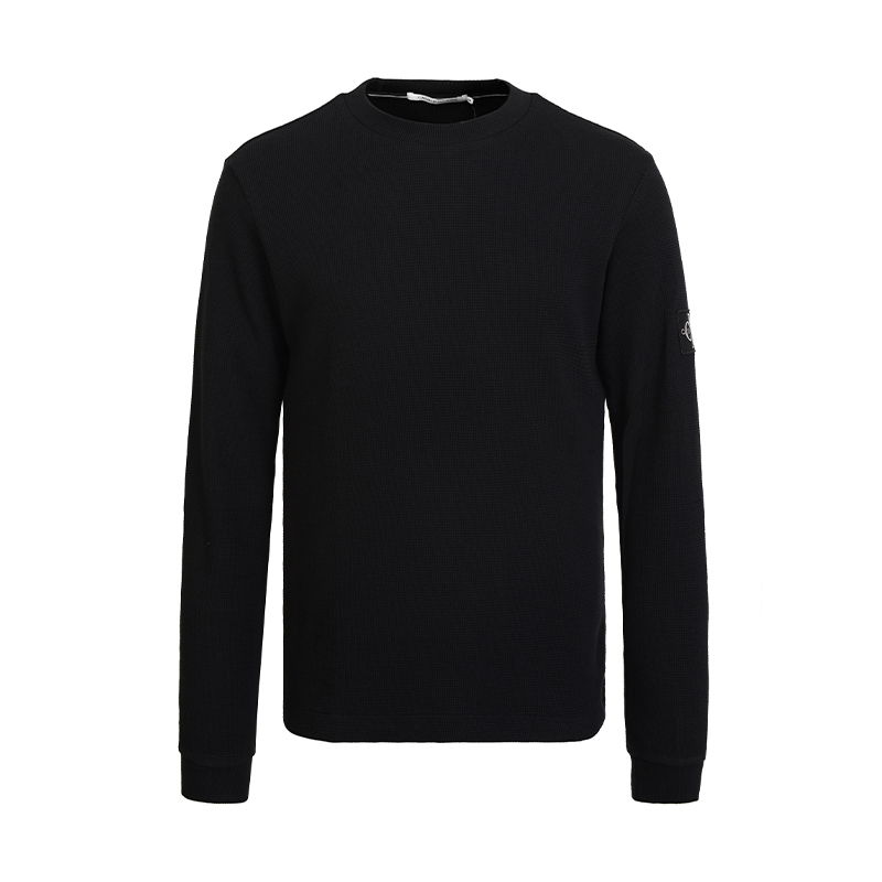 Calvin Klein/CK 男士简约袖章纯色圆领卫衣189303