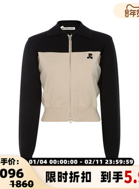 Rest and Recreation 春春新款女士休闲拼色长袖拉链开衫外套