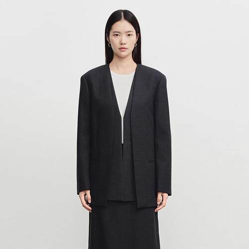 TOTEMECONCISEWHITE西服外套