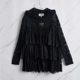 女士暗黑风蕾丝上衣银泰百货 Maison 早秋款 Margiela 301596 MM6