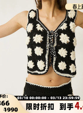 TACH CLOTHING 女士春季时尚休闲甜美马甲银泰百货