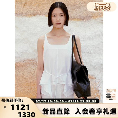 LOW CLASSIC 26春夏新款女士简约绑带吊带背心 银泰百货