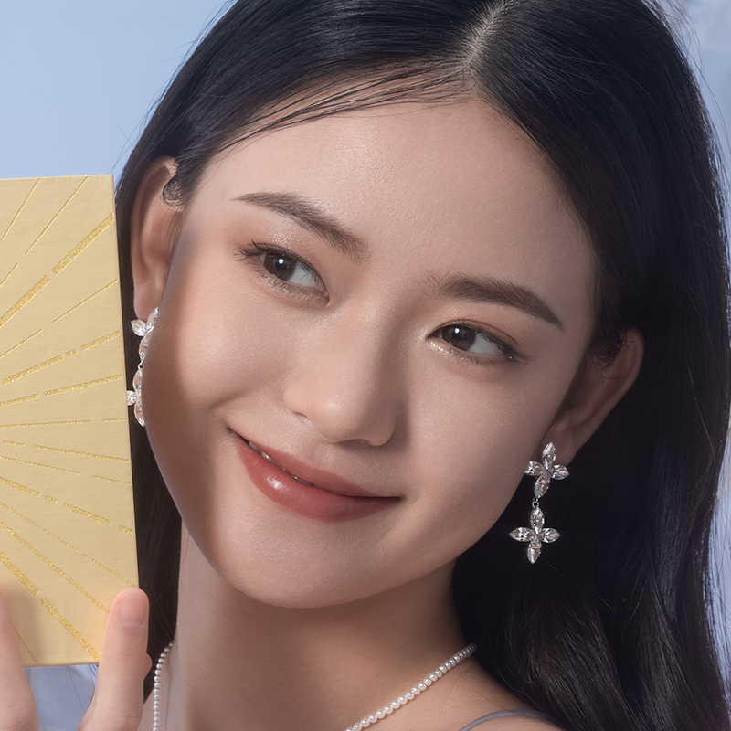 abybcharming四叶蝶耳环