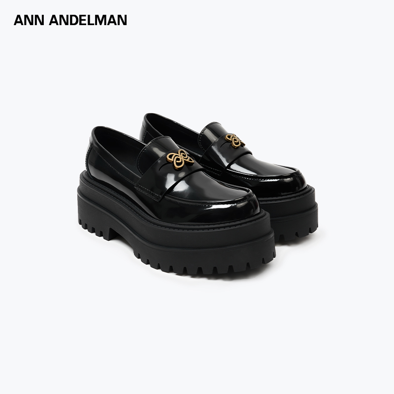 【明星同款】ANN ANDELMAN  25女士休闲厚底乐福鞋豆豆鞋 301286