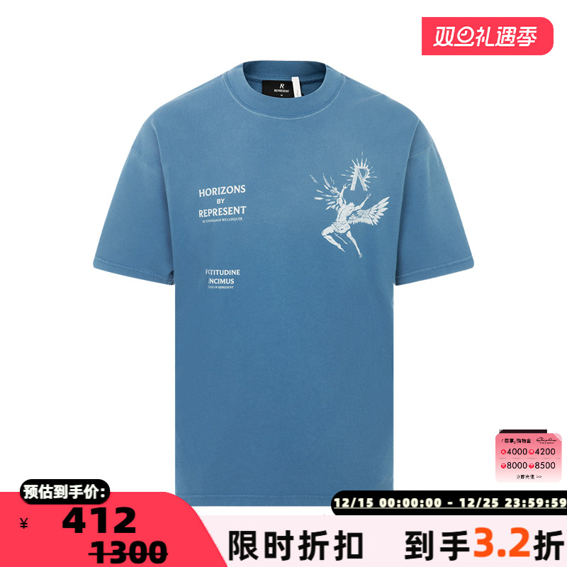 REPRESENT休闲圆领短袖T恤