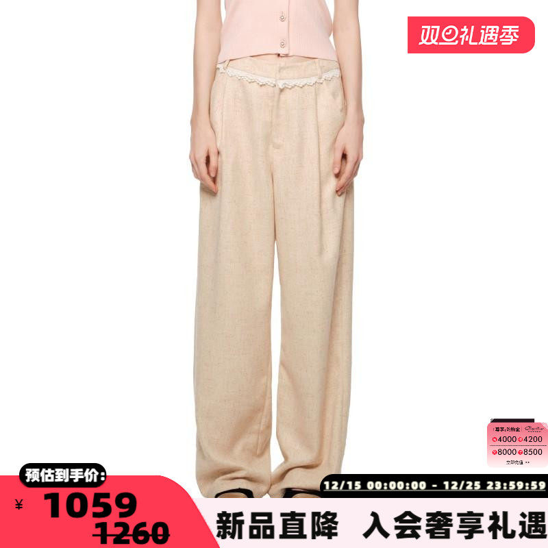 SHROENRO女士休闲西装长裤