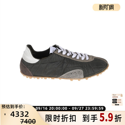Maison Margiela男士复古菱格低帮休闲运动鞋德训鞋 银泰 301574