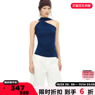 女士Marlo斜肩T恤上衣银泰百货 春夏新款 301594 Kaka Maca