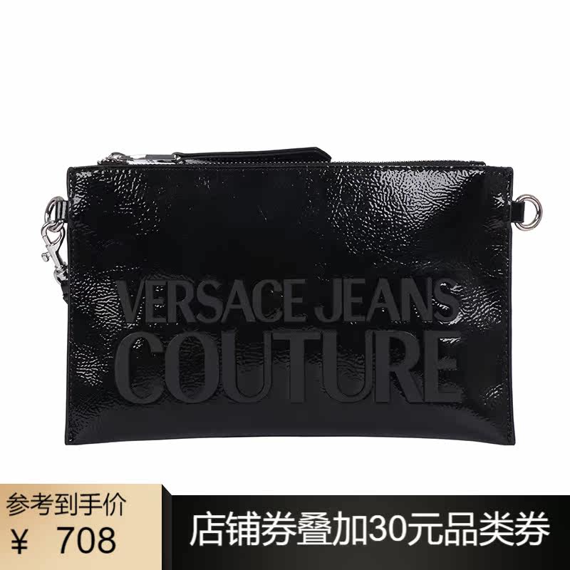 VERSACE JEANS COUTURE 女士聚酯纤维手拎斜挎包 300154