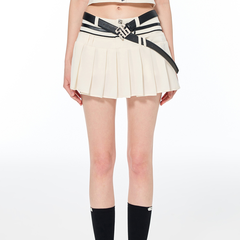 Serendipity系列百褶超短裙