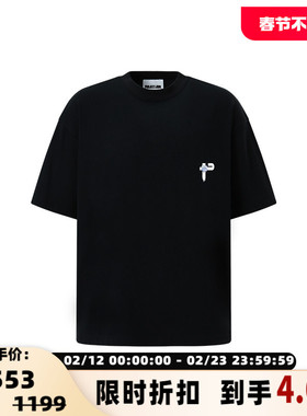 PROJECTJOIN 春夏男士手绘桃花logo短袖T恤 银泰百货精品300228