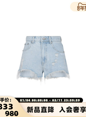 FRAILSTATE（B系列）女款破洞牛仔短裤 301260