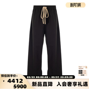 黑色松紧腰系带直筒裤 FEAR 男士 GOD 银泰精品301574