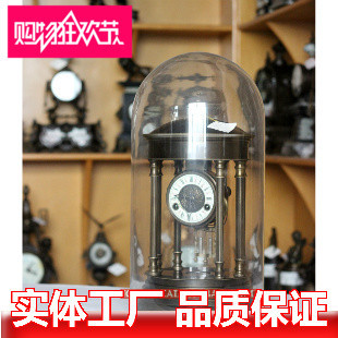 古典钟表 仿古 欧式  钟表 纯铜机械园亭钟