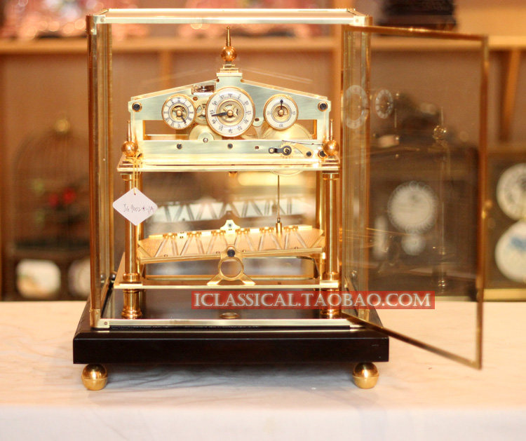 艾古典新品 仿古钟表 欧式机械纯铜滚球钟 单独走时单独滚球钟
