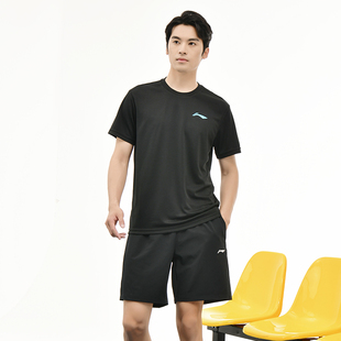 运动T上衣球服文化衫 凉爽短袖 AHST347 速干男女款 李宁羽毛球服正品