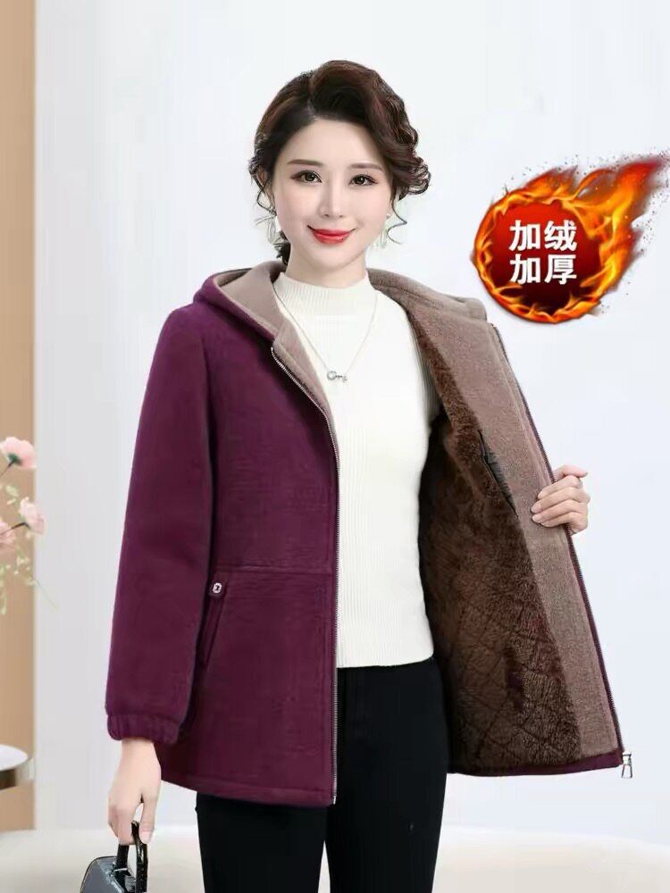 2026新款妈妈装春秋外套中老年女装洋气减龄上衣大码