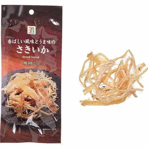 日本进口小零食711便利店烟熏鱿鱼丝芝士鳕鱼条休闲夜宵下酒菜