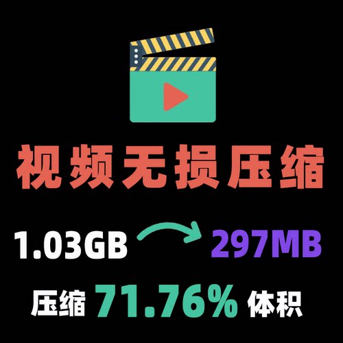 视频无损压缩软件离线压缩无损画质高压缩率支持win/mac