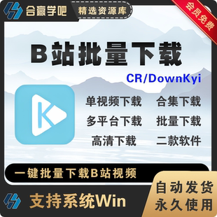 b站bilibili抖音等全平台短视频批量高清提取下载软件工具合集辑