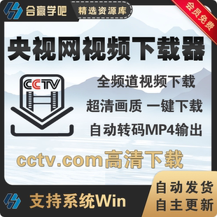 央视网视频专用下载器全能多线程高清超清mp4视频下载工具软件