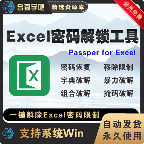 新版Passper for Excel for Win Excel密码移除表格解锁绿色版