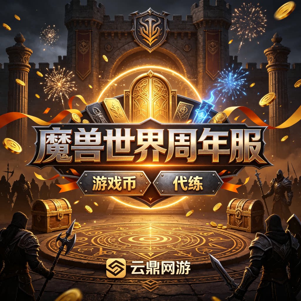 魔兽世界周年服联盟部落游戏币和代练代打服务