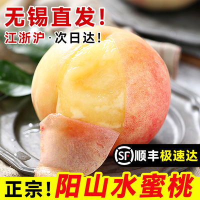 正宗无锡阳山水蜜桃子礼盒兑换卡现摘新鲜高端水果整箱应当季白凤