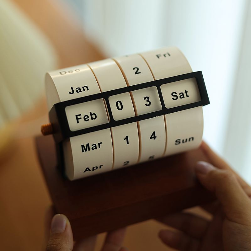 ins新款日歷轉輪萬年歷