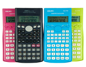 得力科学函数计算器1710 超薄双行显示 学生考试备用