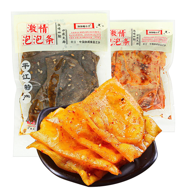 馋嘴激情泡泡条平江豆腐干馋心豆干小包装散装网红辣零食小吃500g