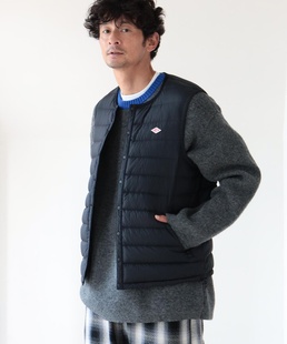 日单2025冬新品 联名D@NTON 复古百搭休闲超轻白鸭绒羽绒背心BEAMS