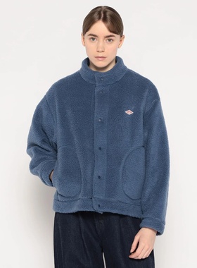 日单 2025冬季新品女摇粒绒加厚保暖外套上衣 BEAMS联名DANTON