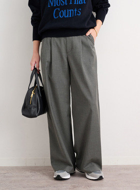 日单 2025秋新款高腰宽松阔腿百搭复古休闲西裤 JOURNAL STANDARD