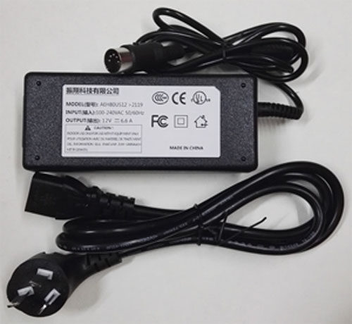 Rapiscan METOR 6M、6S、6E 金属探测安检门电源配接器  五针插头