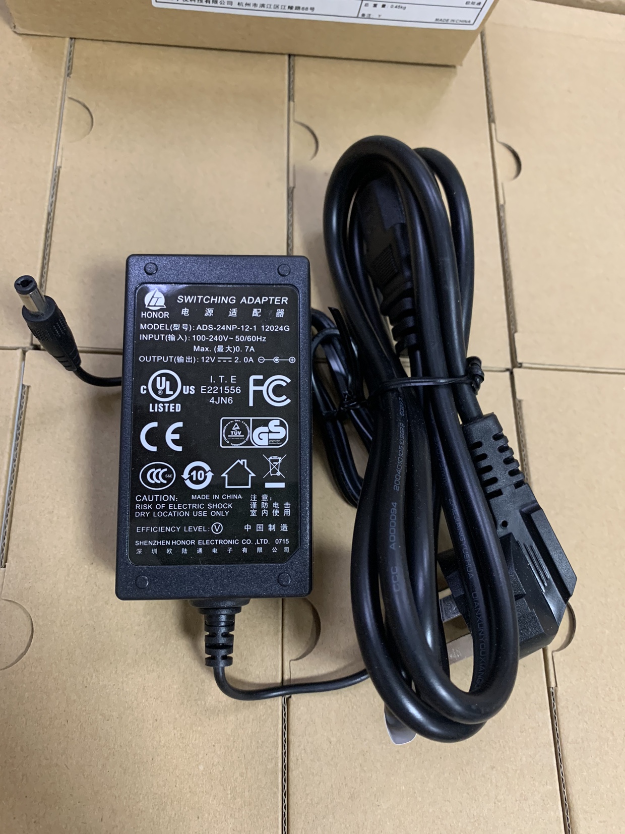 ATS024T-P120 RME Babyface Pro FS娃娃脸声卡电源适配器12V2A线-封面