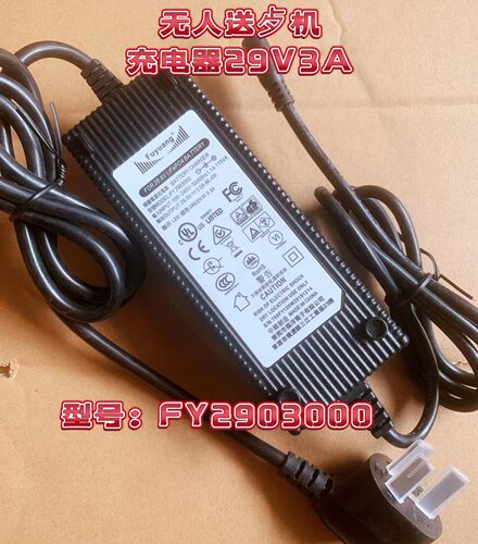 福洋29V3A电源配接器FY2903000普渡机器人充电线29V87W变压器线