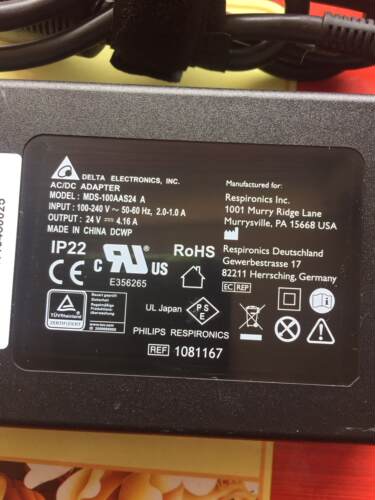 台达24V4.16A电源配接器MDS-100AAS24 A三3针孔100W充电变压器线