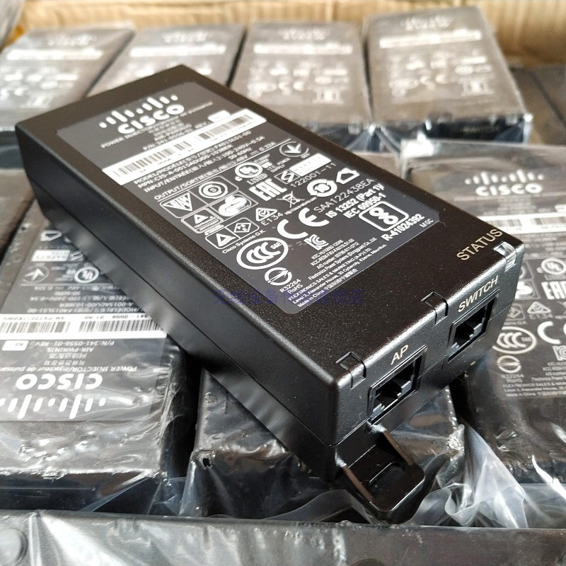 全新思科CISCO AIR-PWRINJ5/J6无线路由器POE电源配接器48V千兆AP