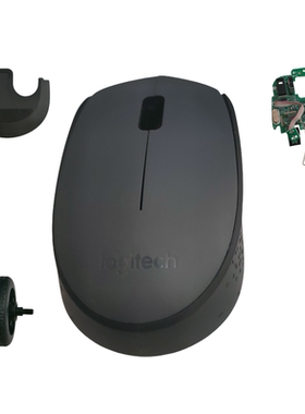 原装罗技M170/M171无线鼠标外壳主板滚轮电池后盖鼠标维修配件