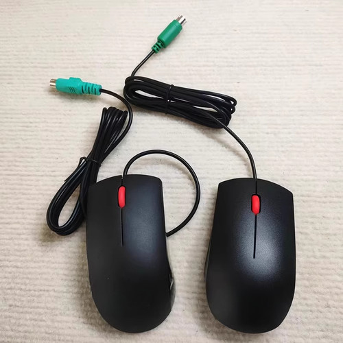 适用于联想圆孔鼠标大红点盒装圆口鼠标PS2鼠标 MSB1175 MA118P
