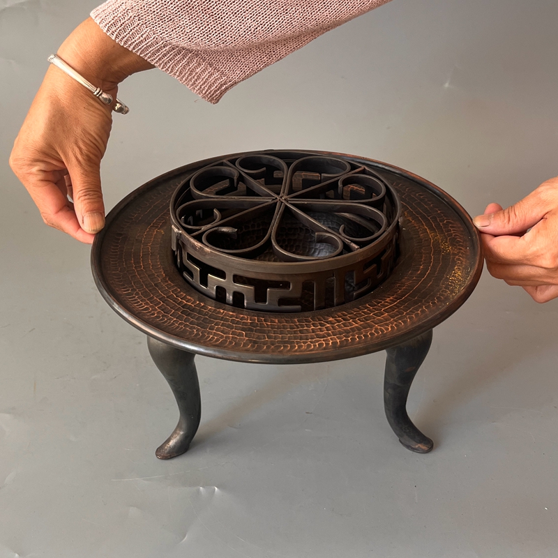 闲造加厚紫铜火炉紫铜炉